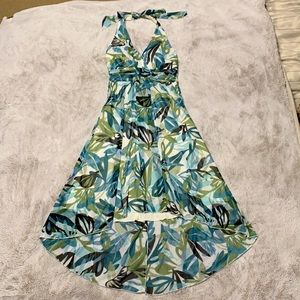 Speechless floral halter dress